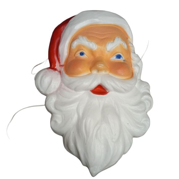 Vintage 1989 Union Products Inc. Santa Christmas Blow Mold Plastic 21.5”… - Picture 3 of 10